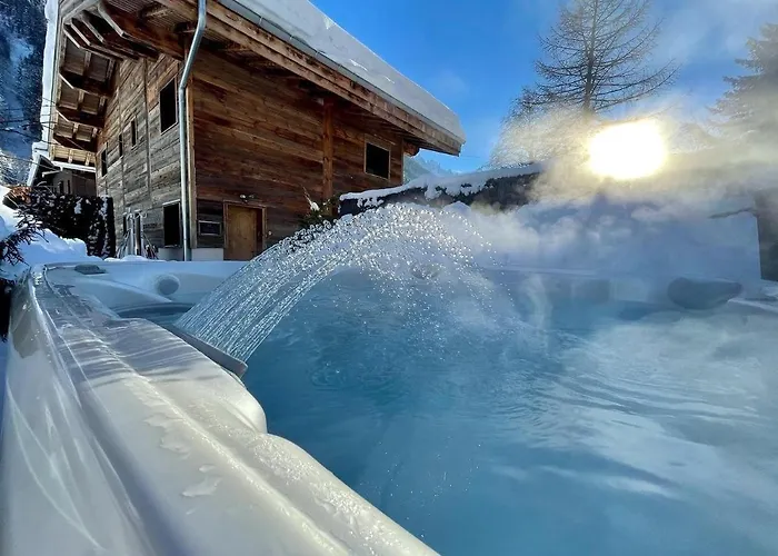 Le Petit Nicolas, Jacuzzi, Vue Mont Blanc Chamonix