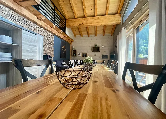 Le Petit Nicolas, Jacuzzi, Vue Mont Blanc Chalet Chamonix