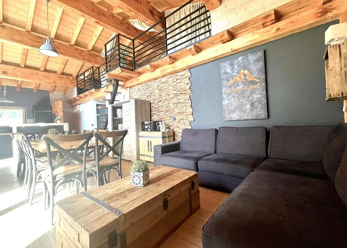 Le Petit Nicolas, Jacuzzi, Vue Mont Blanc