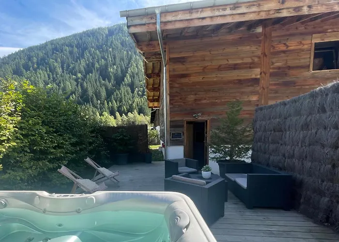 Le Petit Nicolas, Jacuzzi, Vue Mont Blanc Chalet Chamonix