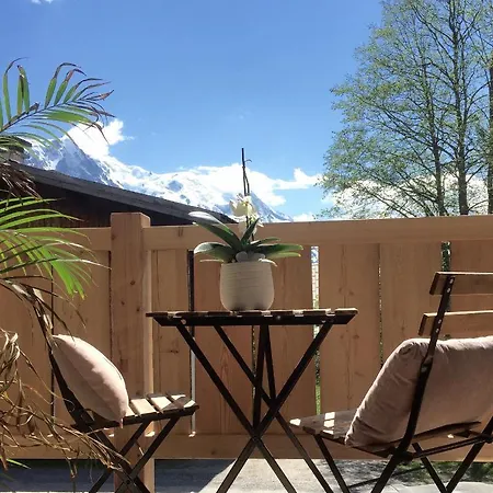 木屋 Le Petit Nicolas, Jacuzzi, Vue Mont Blanc