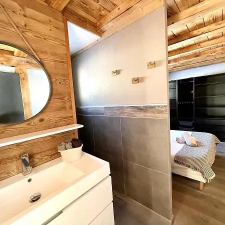 木屋 Le Petit Nicolas, Jacuzzi, Vue Mont Blanc *