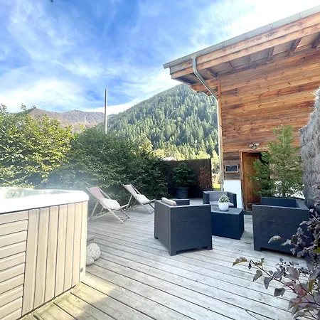 木屋 Le Petit Nicolas, Jacuzzi, Vue Mont Blanc