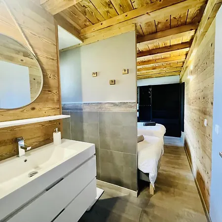 木屋 Le Petit Nicolas, Jacuzzi, Vue Mont Blanc 霞慕尼